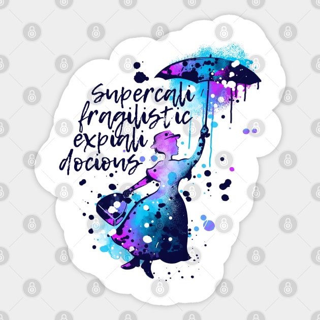 Mary watercolor Sticker by NemiMakeit